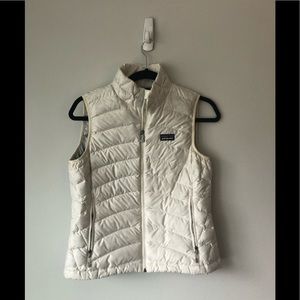Patagonia white size small vest